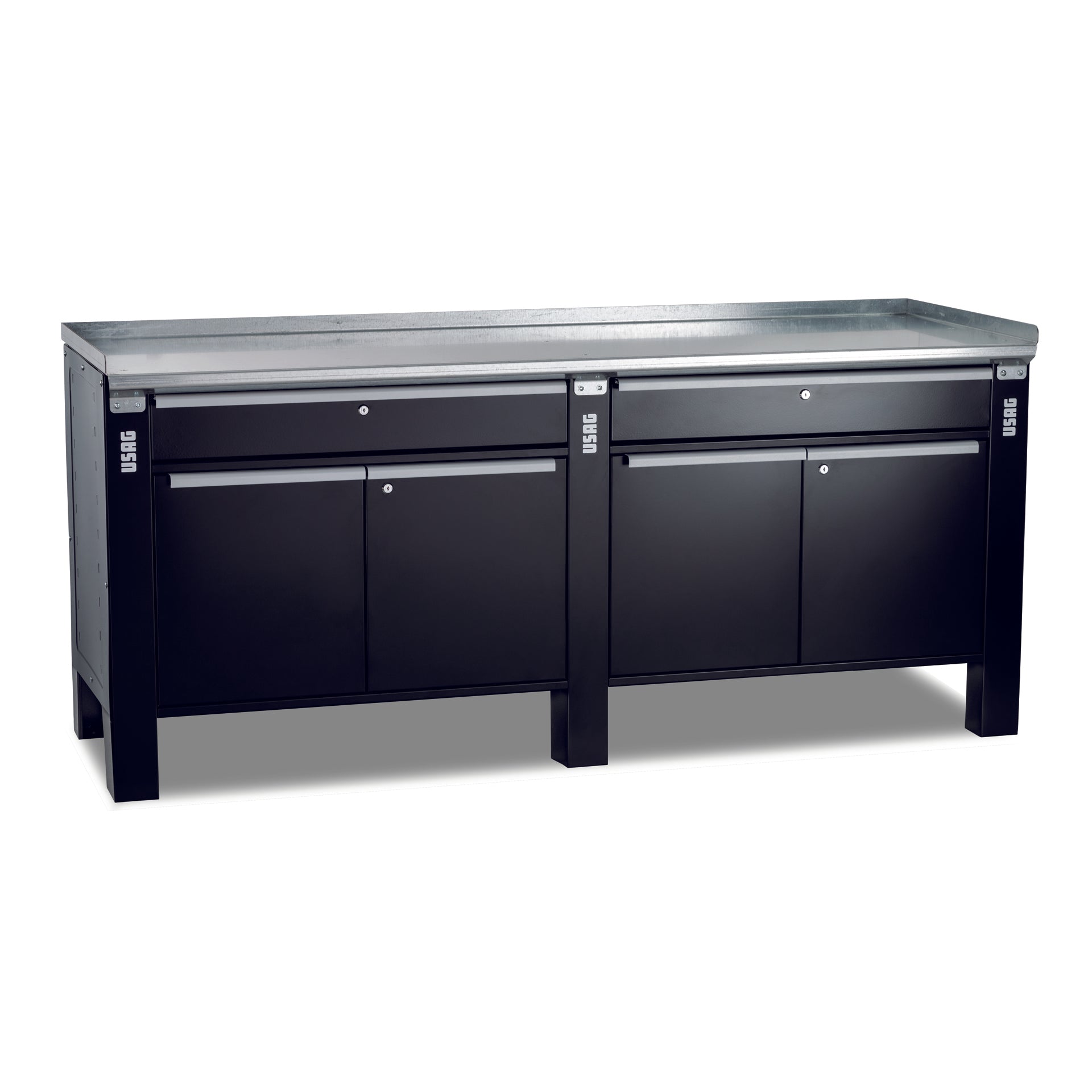 506 KA | Poste de travail avec plateau en acier - Usag - U05060256 506 KA | Poste de travail avec plateau en acier - Usag - U05060256